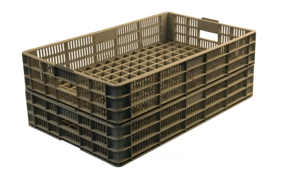 Ящик перфорированный 740×465×145, арт.: 401-А, объём 30, серый, код: 00454