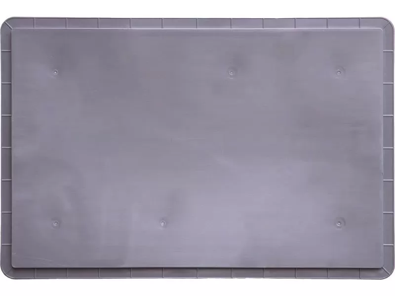 Ящик 600х400х340 стенки сплошные, дно гладкое, 4 закрытые ручки, код: 32405