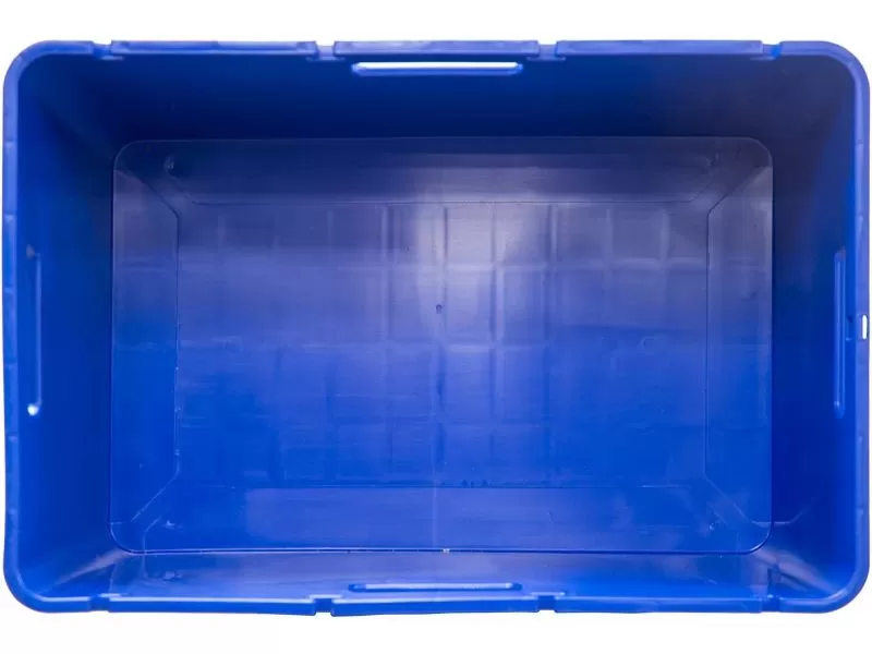 Ящик сплошной 600×400×340 мм, объем 60 л., арт.: 4-6434-1, синий, код: 25198