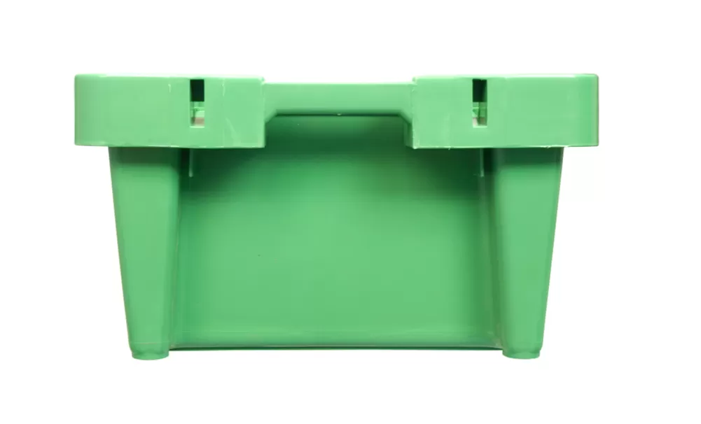 Ящик сплошной 800×400×225 мм, объем 72 л., арт.: 211, зелёный, код: 05551