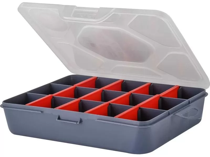 Органайзер 195х160х45 для мелочей, с крышкой, код: 37247