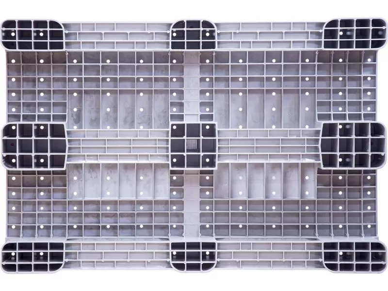 Паллет 1200х800х155 мм (сплошной специализированный на 3-х полозьях)