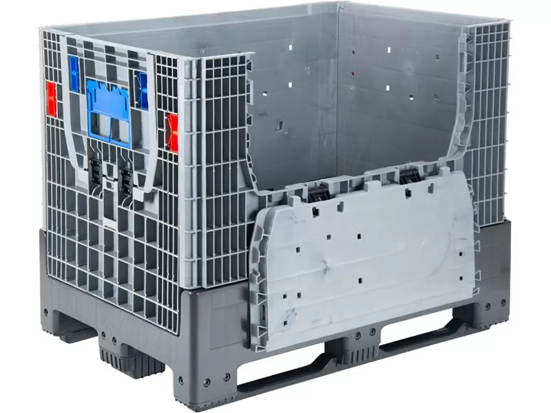 DPF-Box 1208S 1200x800x950 мм сплошной разборный на 3-х полозьях с 2-мя откид. дверцами