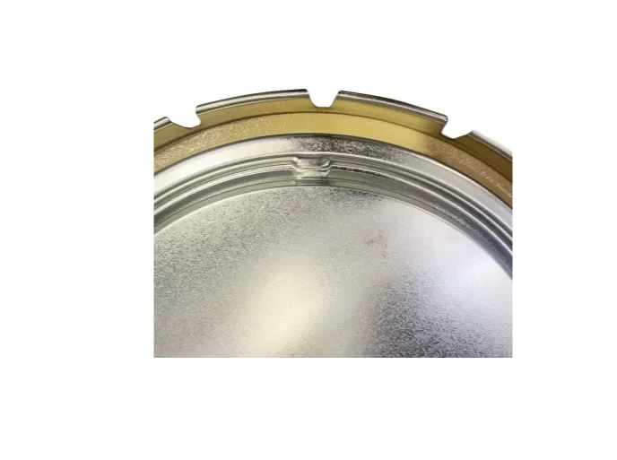 Ведро металл 10л. с крышкой, корона, код: 30758