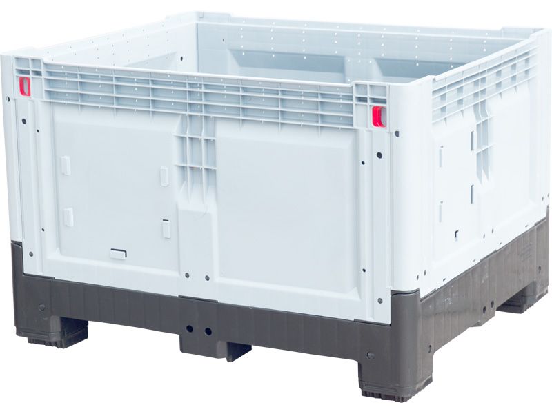 Разборный контейнер 1200x1000x800 сплошной на ножках